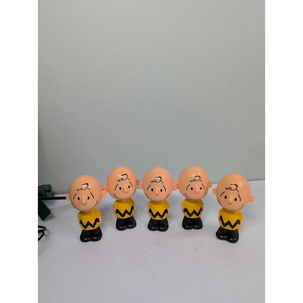 5 Charlie Brown Peanuts Movie Figure McDonalds Happy Meal Toy 2015 No Sound 4 In